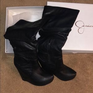Jessica Simpson wedge boots